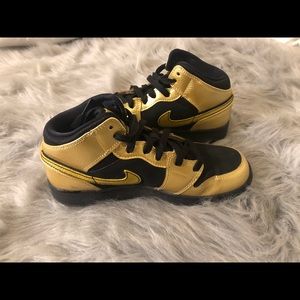 Nike Air Jordan’s 1 Metallic Gold